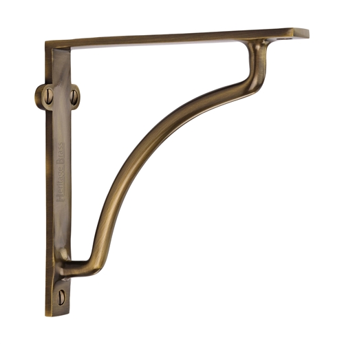 Heritage Brass Cable Shelf Bracket  in Antique Brass