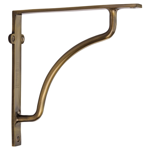 Heritage Brass Cable Shelf Bracket  in Antique Brass