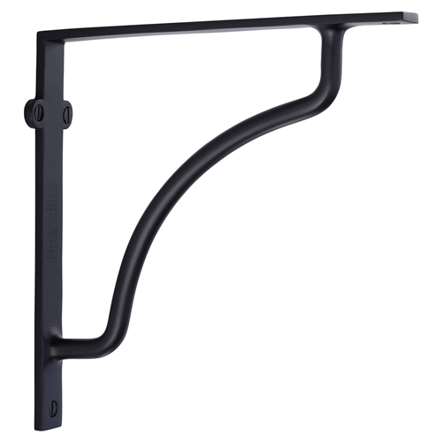 Heritage Brass Cable Shelf Bracket  in Matt Black