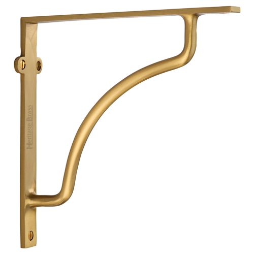 Heritage Brass Cable Shelf Bracket  in Satin Brass