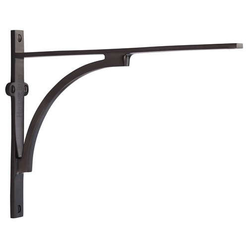 Heritage Brass Arch Shelf Bracket in Matt Bronze