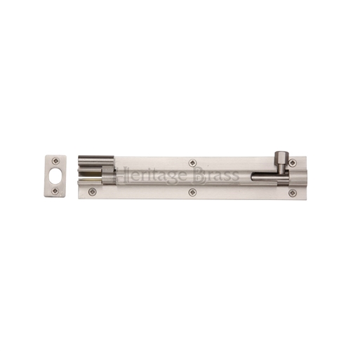 Necked Bolt in Satin Nickel