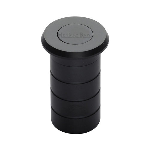 Heritage Brass Dust Excluding Floor Socket in Matt Black