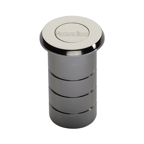 Heritage Brass Dust Excluding Floor Socket in Polished Nickel Finish