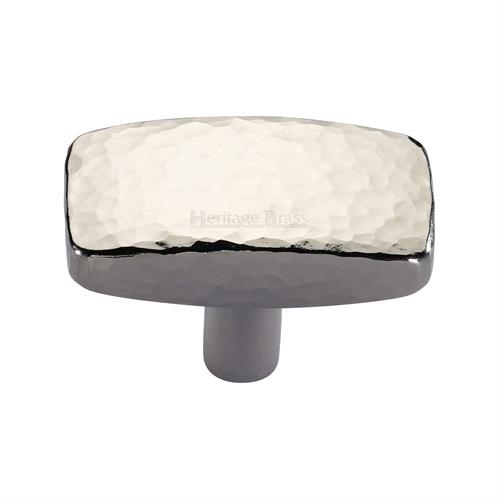 Rectangular Hammered Cabinet Knob