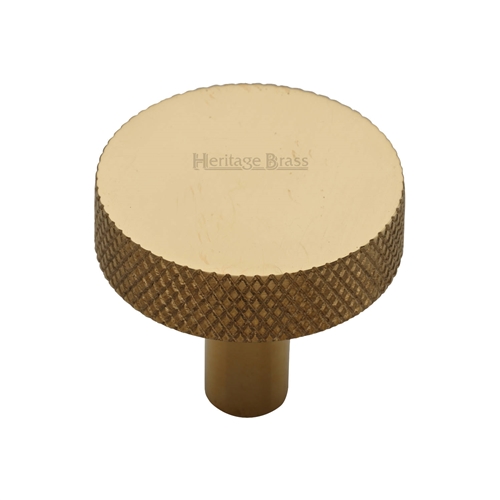Knurled Disc Cabinet Knob