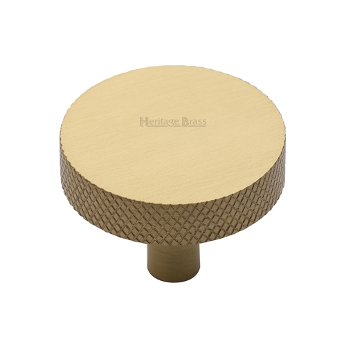 Knurled Disc Cabinet Knob