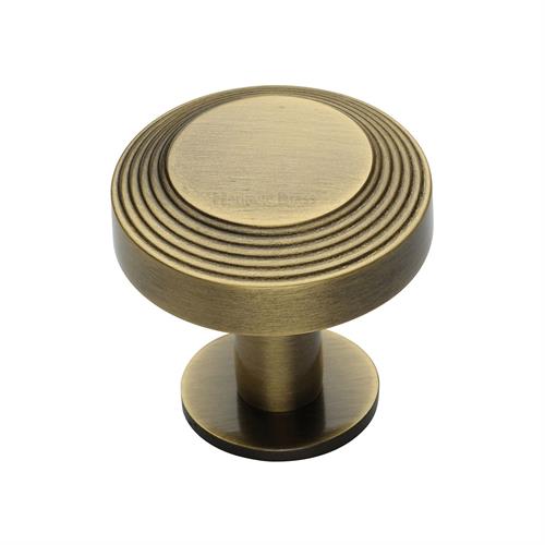 Ridge Cabinet Knob with Rose