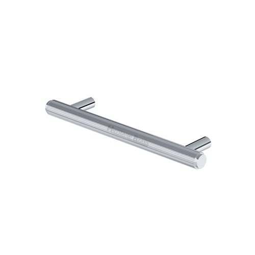 Heritage Brass Cabinet Pull Linear Design in Polished Chrome