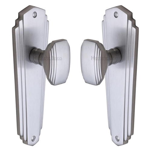 Charlston Door Knob on Plate