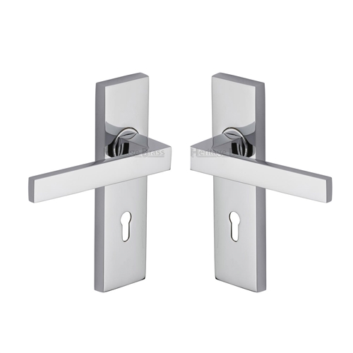 Delta Door Handle on Plate