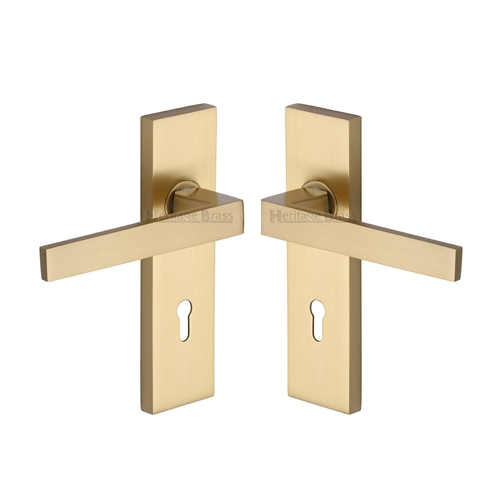 Delta Door Handle on Plate