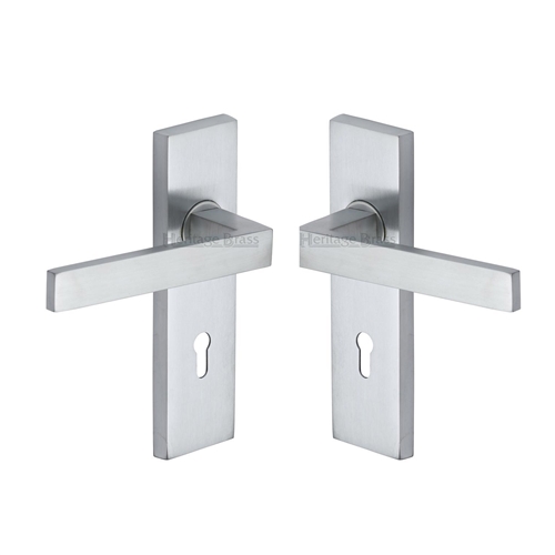 Delta Door Handle on Plate