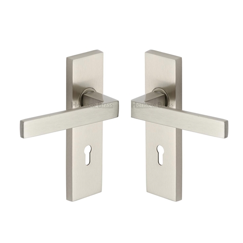Delta Door Handle on Plate