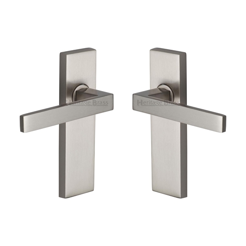 Delta Door Handle on Plate