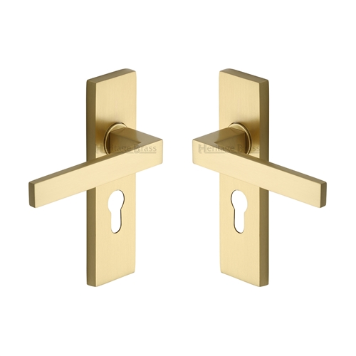 Delta Door Handle on Plate
