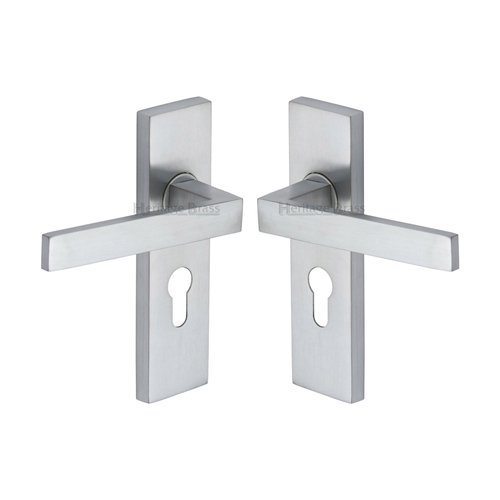 Delta Door Handle on Plate