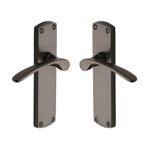 Diplomat Door Handle on Plate