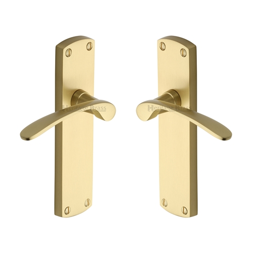 Diplomat Door Handle on Plate