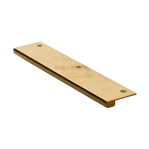 EPT Edge Pull Cabinet Handle in Unlacquered Brass