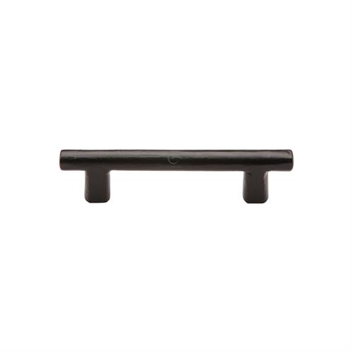 Matt Black Iron Round Bar Cabinet Pull Handle