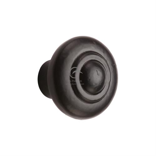 Matt Black Iron Bead Cabinet Knob