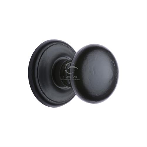Black Iron Center Door Knob