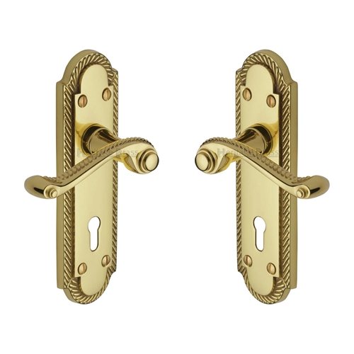 Gainsborough Door Handle on Plate