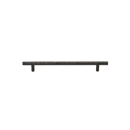 T-Bar Cabinet Pull Hammered Design in Matt Bronze
