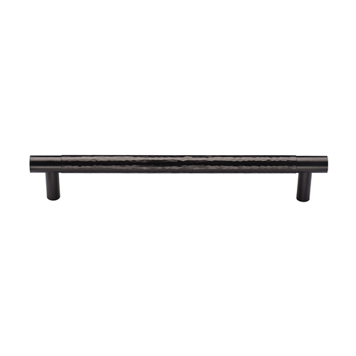 Heritage Brass Cabinet Pull Partial Hammered Design