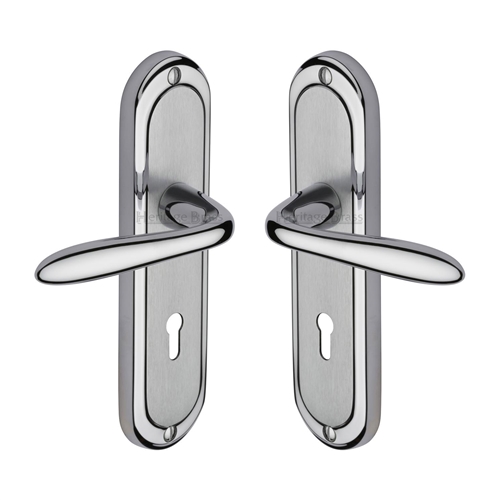 Henley Door Handle on Plate