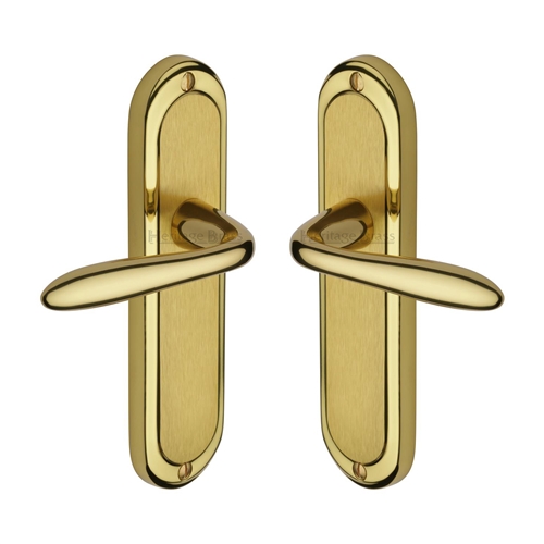 Henley Door Handle on Plate