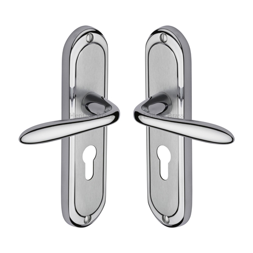 Henley Door Handle on Plate