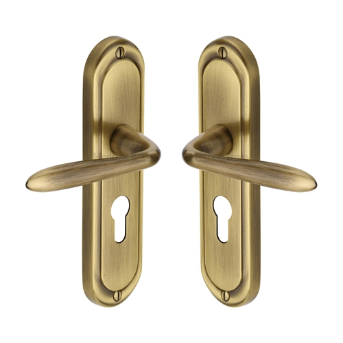 Henley Door Handle on Plate