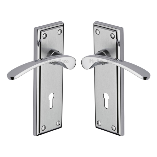 Hilton Door Handle on Plate