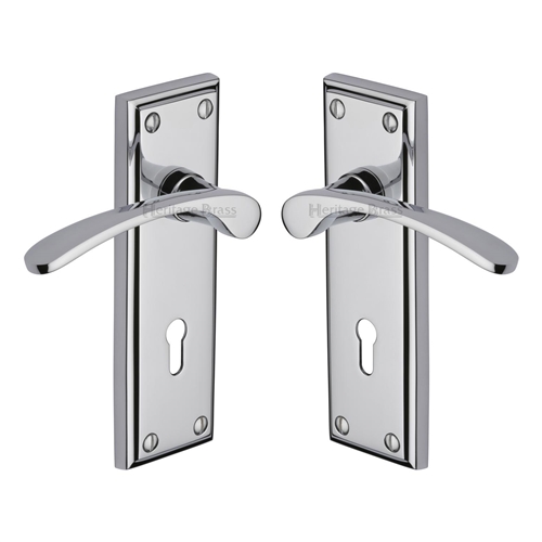 Hilton Door Handle on Plate