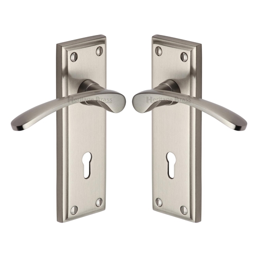 Hilton Door Handle on Plate