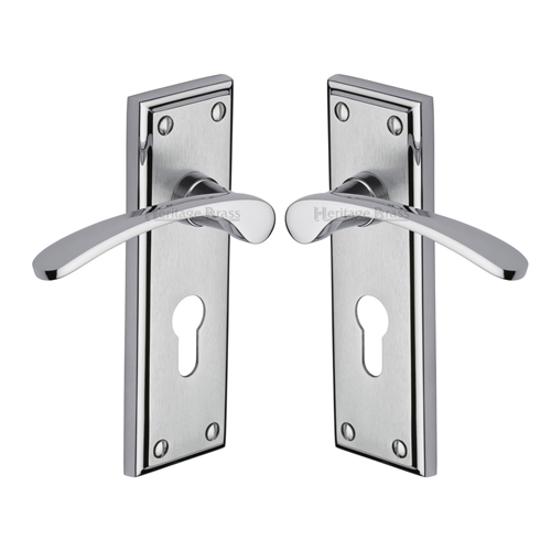 Hilton Door Handle on Plate