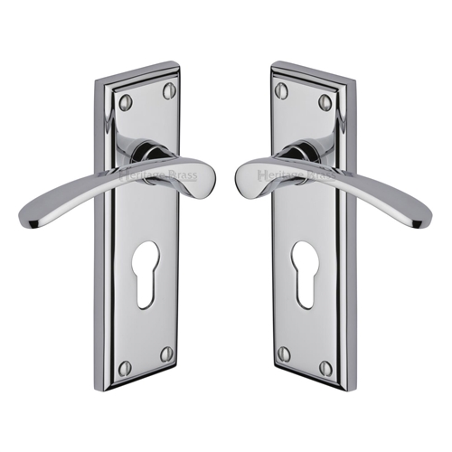 Hilton Door Handle on Plate