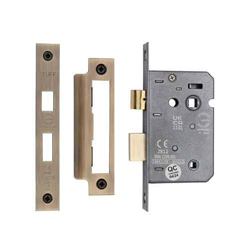 CE 3 Lever Bathroom Lock 2 1/2"