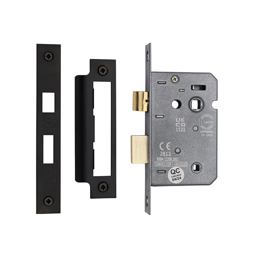 CE 3 Lever Bathroom Lock 2 1/2"