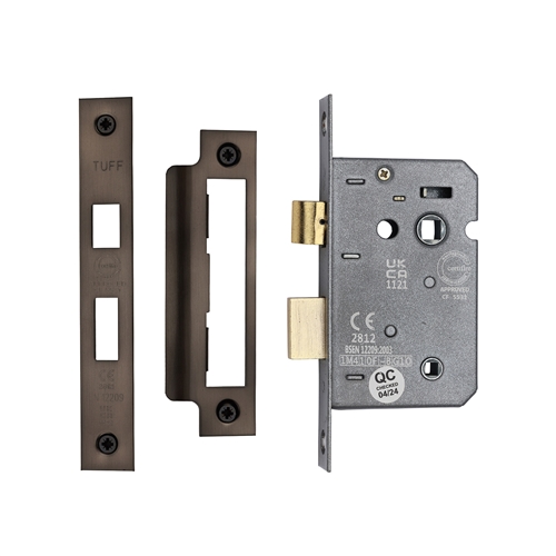 CE 3 Lever Bathroom Lock 2 1/2"