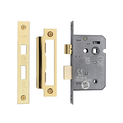 CE 3 Lever Bathroom Lock 2 1/2"