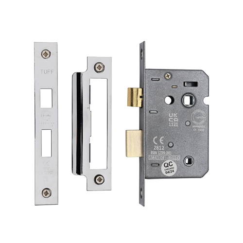CE 3 Lever Bathroom Lock 2 1/2"