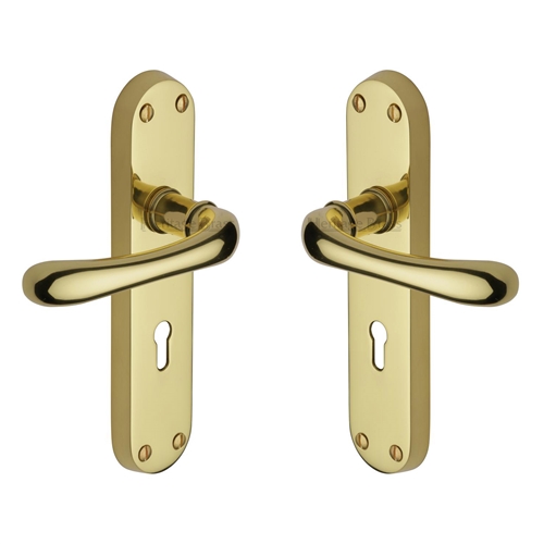 Luna Door Handle on Plate