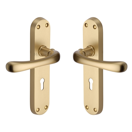 Luna Door Handle on Plate