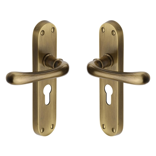 Luna Door Handle on Plate