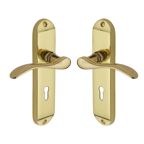 Maya Door Handle on Plate