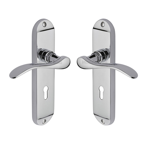 Maya Door Handle on Plate