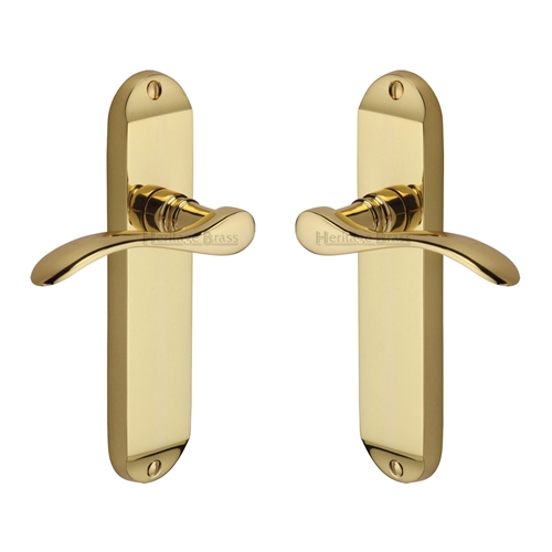 Maya Door Handle on Plate